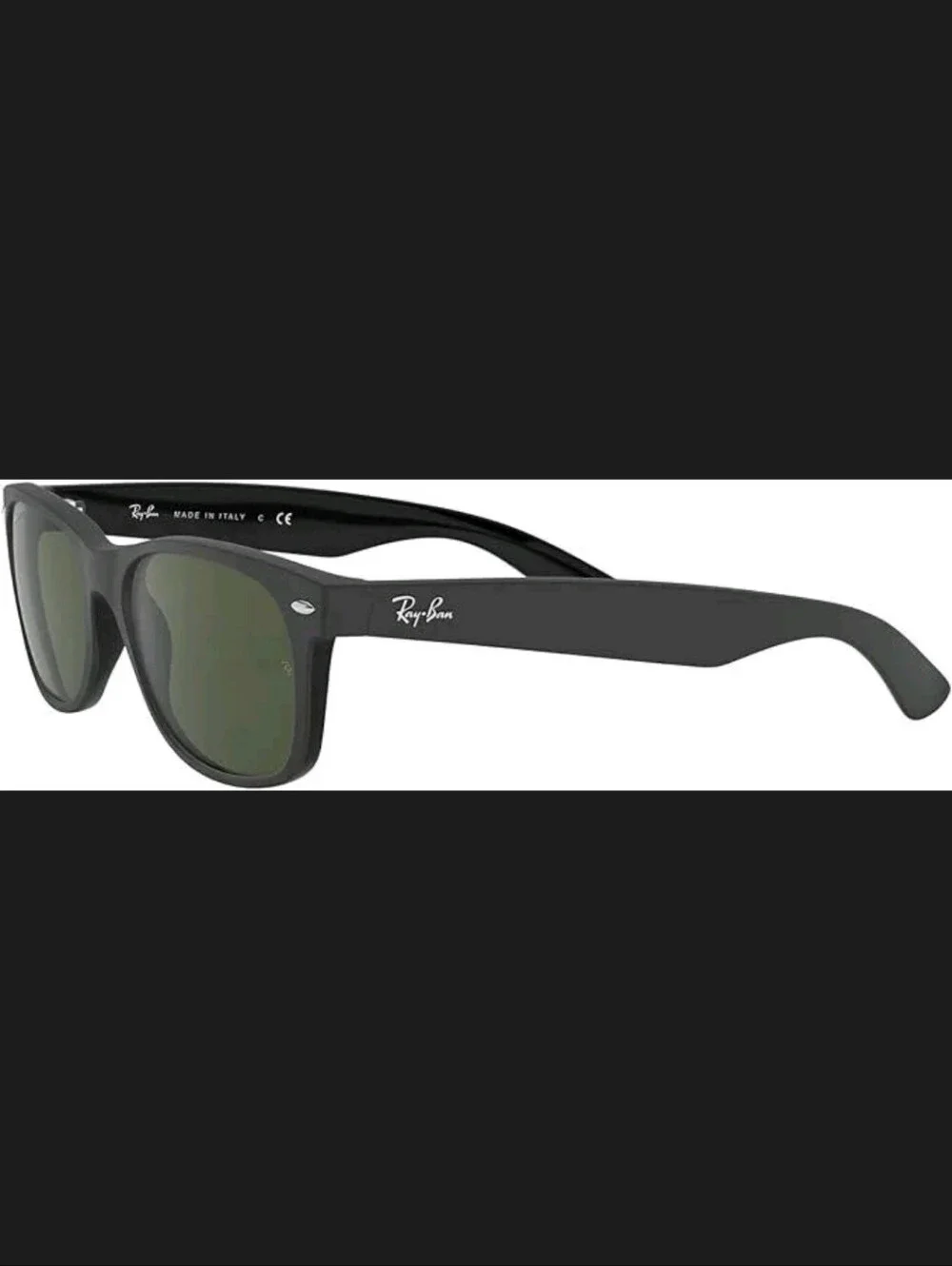 Ray-Ban Black Frame Sunglasses with Black Lenses